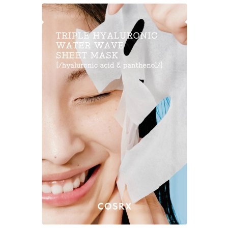 Cosrx - Hydrium Triple Hyaluronic Water Wave Sheet Mask - Hidratáló Fátyolmaszk Háromféle Hialuronsavval