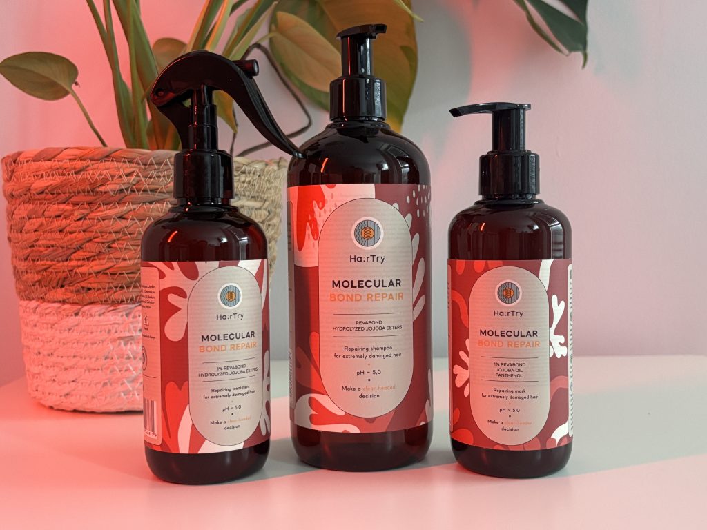 HairTry Molecular Bond Repair hajjavító termékcsalád