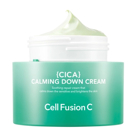 Cell Fusion C - Cica Calming Down Cream - Bőrnyugtató Krém Érzékeny Bőrre - 50ml