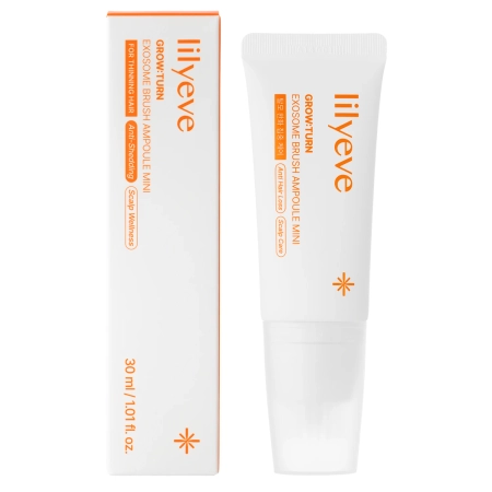 lilyeve - Grow:Turn Exosome Brush Ampoule - Erősítő Hatású Fejbőr Ampulla - Mini - 30ml