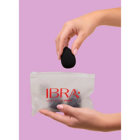 Ibra Makeup - Makeup Blender - 3 Darabos Szivacsszett - Trio Fekete