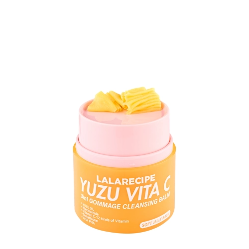 LalaRecipe - Yuzu Vita C 3in1 Gommage Cleansing Balm - C-vitaminos Arctisztító balzsam - 50ml