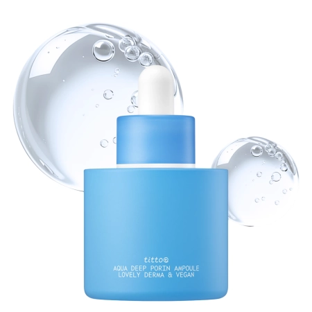 titto - Aqua Deep Porin Ampoule - Hidratáló Arcampulla - 30ml