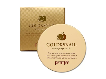 Petitfee - Gold & Snail Hydrogel Eye Patch - Hidrogél Szemkörnyék Tapasz - 60db