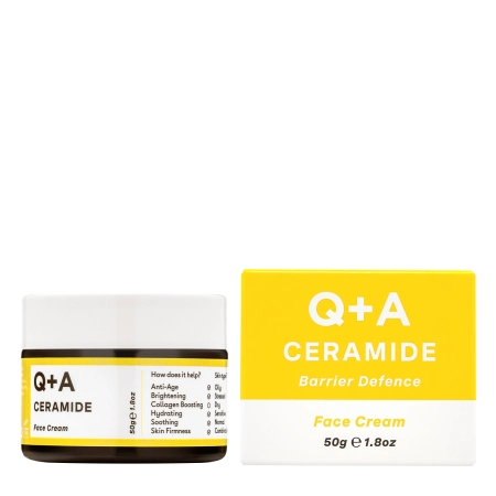 Q+A - Ceramide Barrier Defence Face Cream - Bőrvédő Ceramidos Arckrém - 50ml