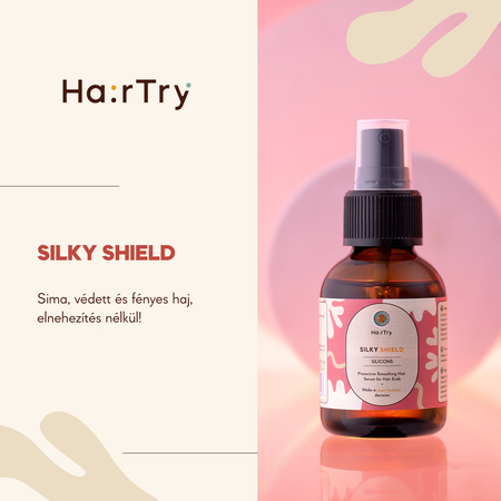 HairTry - Silky Shield - Védő és Simító Hajvégszérum - 50ml