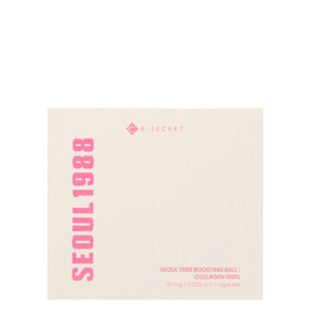 K-SECRET - SEOUL 1988 Boosting Ball: Collagen 100% - Bőrápoló Golyó Kollagénnel - 35mg