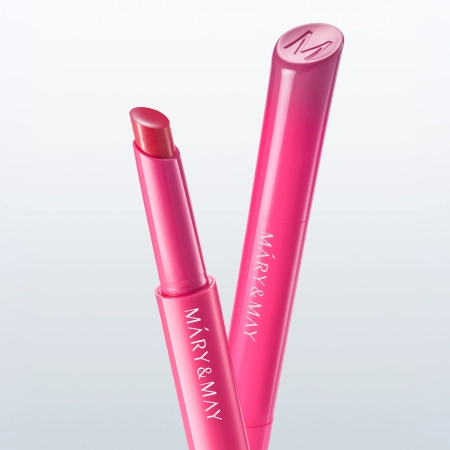 Mary&May - Blooming Glow Lip - Színező Ajakbalzsam - 02 Ruby Blossom - 1,7g
