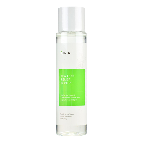 iUNIK - Tea Tree Relief Toner - Bőrnyugtató Tonik Teafa Vízzel - 200ml