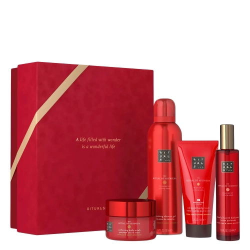 Rituals - The Ritual of Ayurveda Gift Set M - Ajándékszett - 125g+200ml+100ml+140g