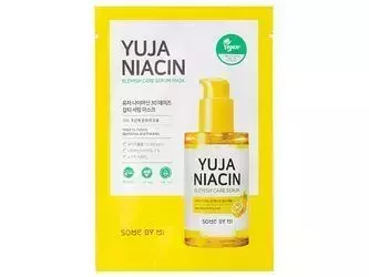 Some By Mi - Yuja Niacin Blemish Care Serum Mask - Világosító Lapmaszk - 25g