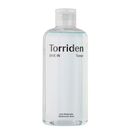 Torriden - Dive-In - Low Molecule Hyaluronic Acid Toner - Bőrnyugtató és Hidratáló Tonik Hialuronsavval és Panthenollal - 300ml