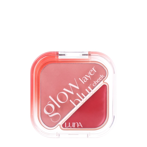 LUNA - Glow Layer Blur Cheek - Dupla Arcpirosító - 05 Sleepy Pink - 8,5g