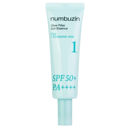 Numbuzin - No.1 Clear Filter Sun Essence SPF50+ PA++++ - Világosító Hatású Fényvédő Esszencia - 50ml