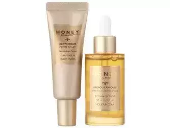 Holika Holika - Honey Royalactin Propolis Ampoule - Ragyogást Visszaállító Arcápoló Készlet - 30ml+25ml