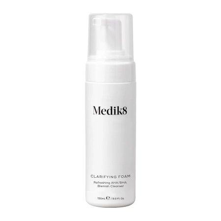 Medik8 - Clarifying Foam - Refreshing AHA/BHA - Blemish Cleanser - Arclemosó Hab Savakkal - 150ml
