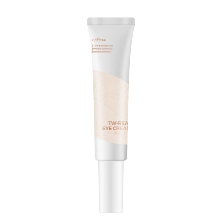 Isntree - TW-REAL Eye Cream - Ránctalanító Szemkörnyékápoló Krém Probiotikumokkal - 30ml