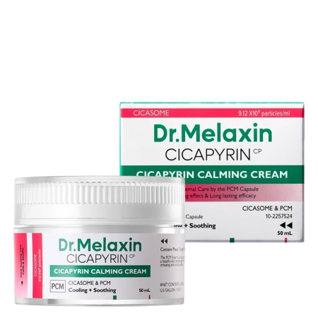 Dr.Melaxin - Cicapyrin Calming Cream - Bőrnyugtató Hatású Arckrém Hűsítő Komplexszel - 50ml