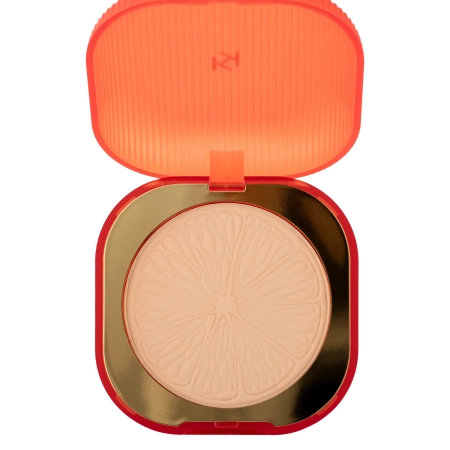 KIKO Milano - Juicy Fizz Summerproof Powder Foundation SPF50 - Mattító Hatású Préselt Alapozó - 04 Macadamia - 9g