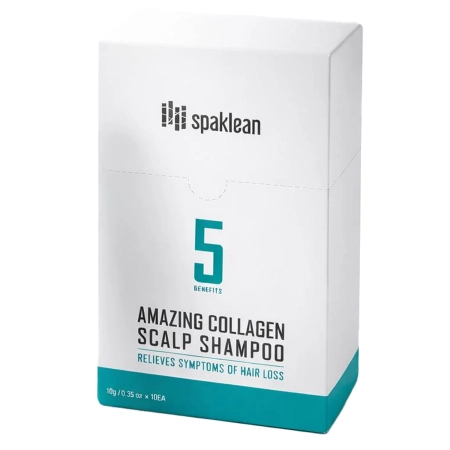 Spaklean - Amazing Collagen Scalp Shampoo - Hajsampon Kollagénnel - 10x10ml