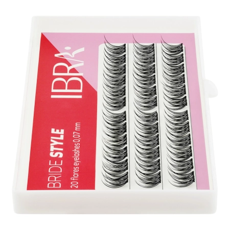 Ibra Makeup - Bride Style Műszempilla Tincsek - 8 mm