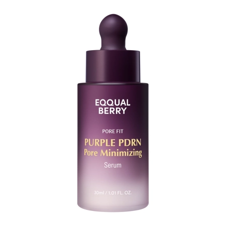EQQUALBERRY - Purple PDRN Pore Minimizing Serum - Pórusszűkítő Arcszérum - 30ml 