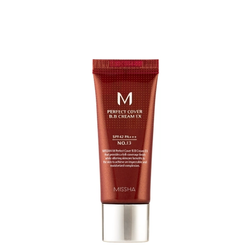 Missha - M Perfect Cover BB Cream SPF42/PA++ - Fedő BB Krém - 13 Bright Beige - 20ml