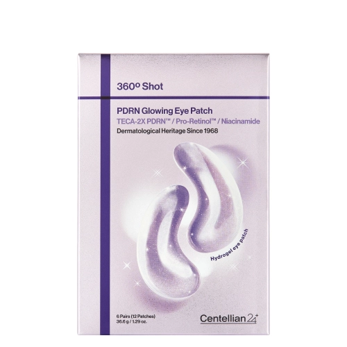 Centellian24 - 360º Shot PDRN Glowing Eye Patch - Szemkörnyéki Tapasz PDRN-nel - 6 pár