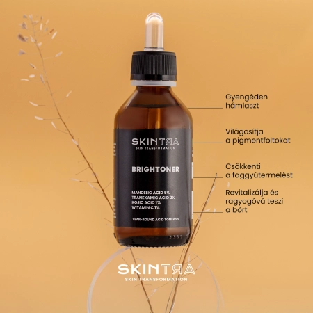 SkinTra - Brightoner - Egész Évben Használható 9%-os Savas Tonik - 100ml