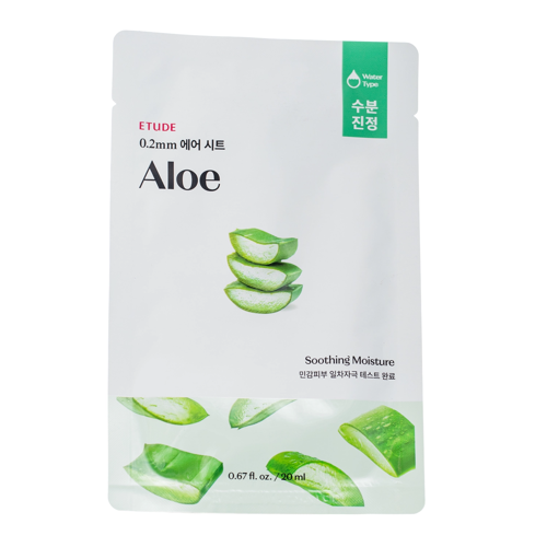 Etude House - 0.2mm Therapy Air Mask - Aloe - Aloe Vera Fátyolmaszk - 20ml