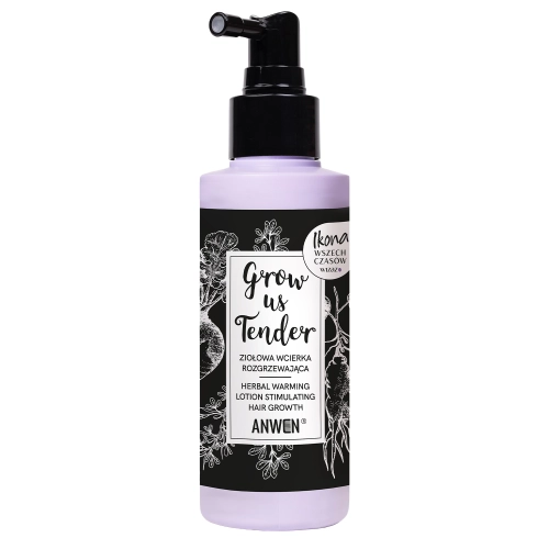 Anwen - Grow Me Tender - Gyógynövényes Melegítő Fejbőrápoló - 150ml