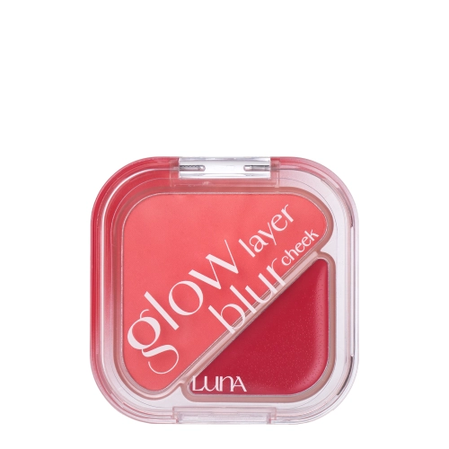 LUNA - Glow Layer Blur Cheek - Dupla Arcpirosító - 10 Cherry Compote - 8,5g