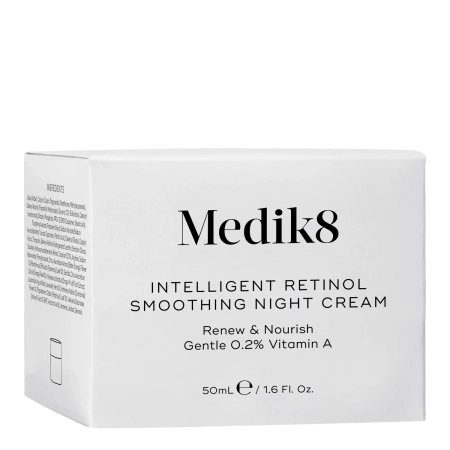 Medik8 - Intelligent Retinol Smoothing Night Cream - Intelligens Simító Krém Retinollal - 50ml
