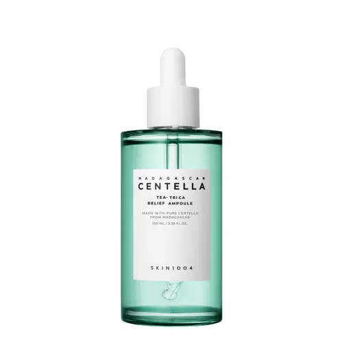 SKIN1004 - Madagascar Centella Tea-Trica Relief Ampoule - Bőrnyugtató Szérum Pattanásos Bőrre - 100ml