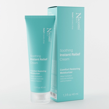 Nacomi - Instant Relief - Regeneráló és Bőrnyugtató Krém - 40ml 