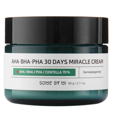 Some By Mi - AHA BHA PHA 30 Days Miracle Cream - Arckrém AHA-, BHA- és PHA-savakkal - 60ml