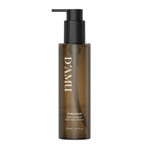 D’AMU - Vita5X BioLacto Mild Acidic Oil-to-Foam Cleanser - Sminkeltávolító és Arctisztító Olaj - 150ml