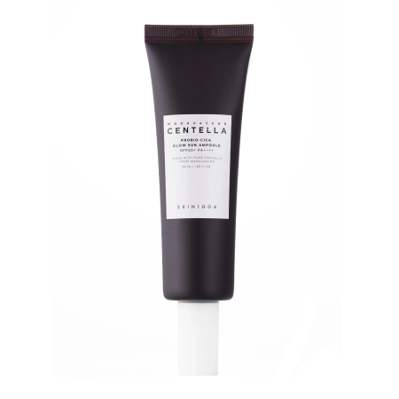 SKIN1004 - Madagascar Centella Probio-Cica Glow Sun Ampoule SPF50+ PA++++ - Hidratáló Fényvédő Krém - 50ml
