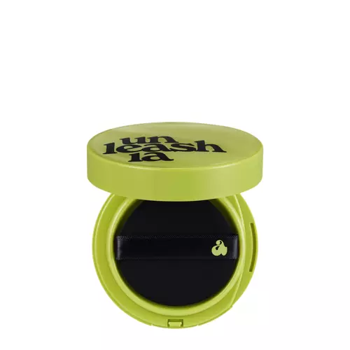 Unleashia - Healthy Green Cushion SPF30/PA++ - Szaténos Alapozó Párna - 27 Peach Tan - 15g