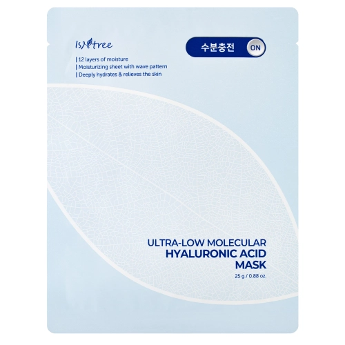 Isntree - A-Low Molecular Hyaluronic Acid Mask - Intenzíven Hidratáló Fátyolmaszk - 1db/25g