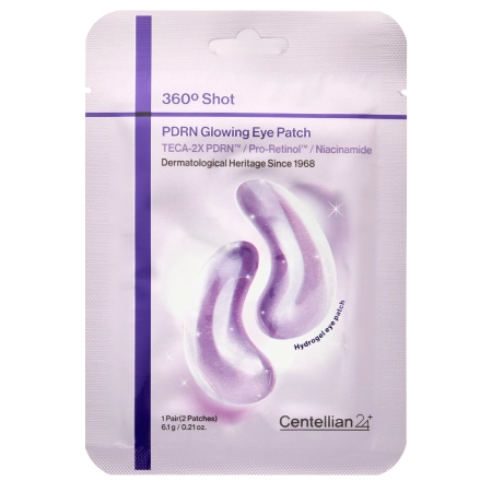 Centellian24 - 360º Shot PDRN Glowing Eye Patch - Szemkörnyéki Tapasz PDRN-nel - 6 pár