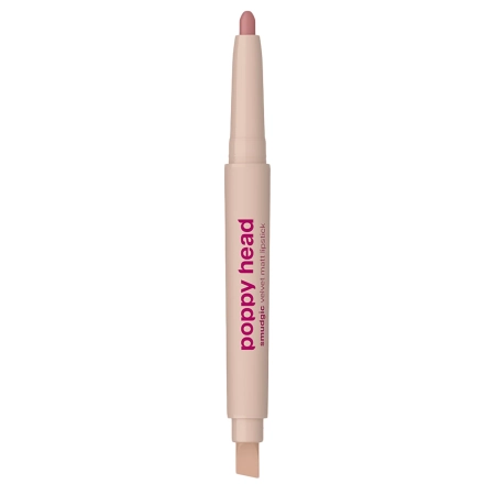 Poppy Head - Smudgic Velvet Matt Lipstick - Matt Ajakrúzs - 04 Bare Illusion - 0,85g