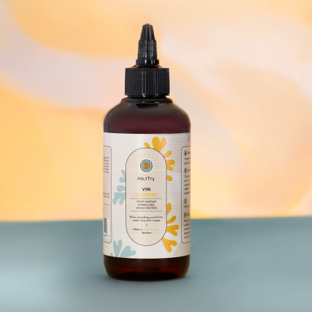 HairTry - Vin Glosser - Fényesítő és Simító Hajöblítő Ecettel - 200ml