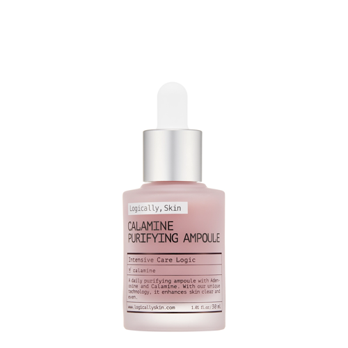 Logically, Skin - Calamine Purifying Ampoule - Bőrnyugtató Arcampulla Kalaminnal - 30ml