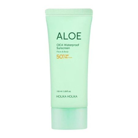 Holika Holika - Aloe Waterproof Sun Cream SPF50+/PA++++ - Bőrnyugtató Fényvédő Krém - 100ml
