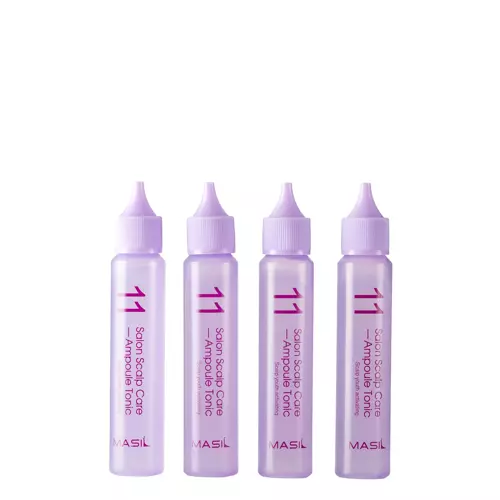 Masil - 11 Salon Scalp Care Ampoule Tonic - Fejbőrápoló Ampullák - 4x30ml