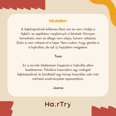 HairTry - Long Hair, Don't Care - Tápláló Fejbőrápoló Kapszulázott Olajjal és Növényi Kivonatokkal - 100ml