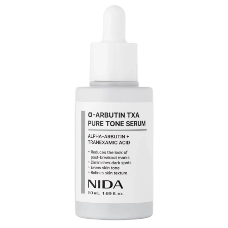 NIDA - α-Arbutin TXA Pure Tone Serum - Világosító Arcszérum - 50ml
