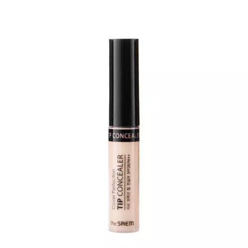 The Saem - Cover Perfection Tip Concealer - SPF 28/PA++ - Fedő Korrektor - 01 Clear Beige - 6,5ml