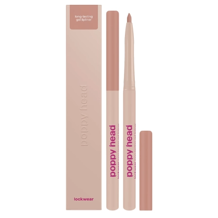 Poppy Head - Lockwear Long-Lasting Gel Lipliner - Hosszantartó Zselés Szájkontúrceruza - 04 Boldish Nude - 0,6g